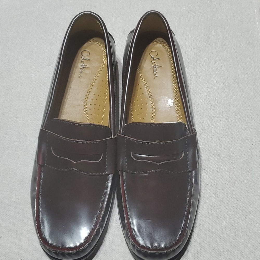 Boys Cole Haan Air Pinch Burgundy Antique Loafers